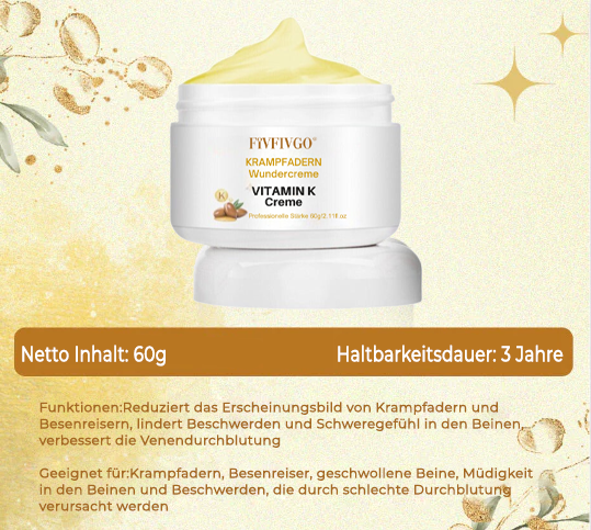 Fivfivgo™ Krampfader-Wundercreme