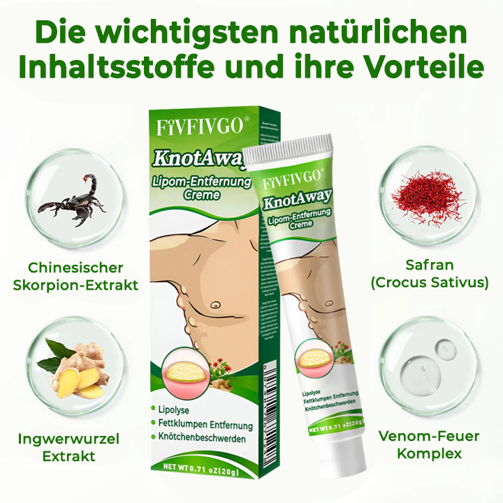 Fivfivgo® KnotAway Lipom-Entfernung Creme