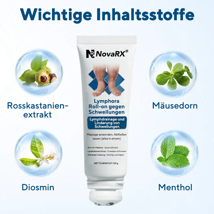 NovaRX® Lymphora Roll-on gegen Schwellungen