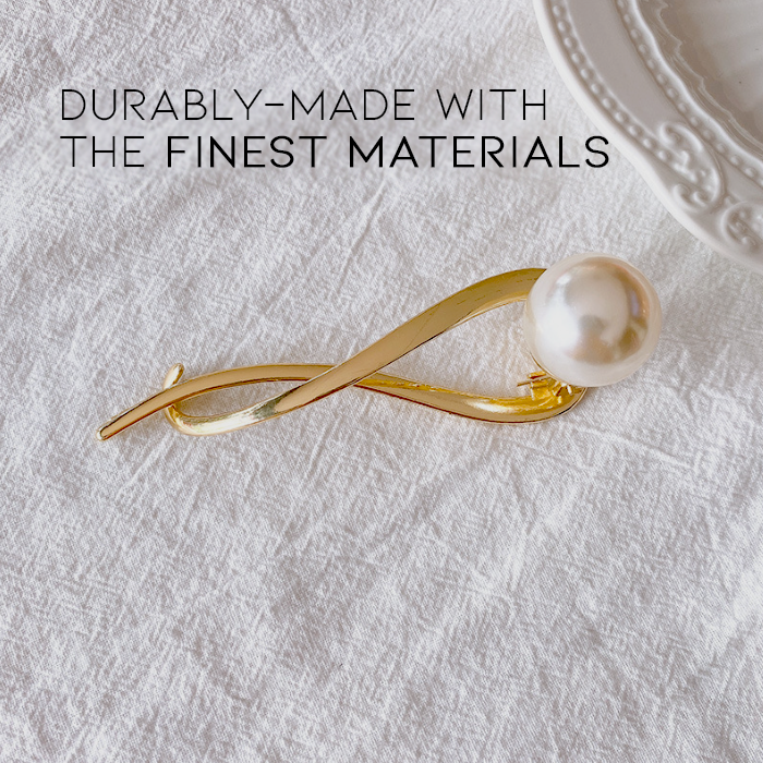 One Line Pearl Hair Clip