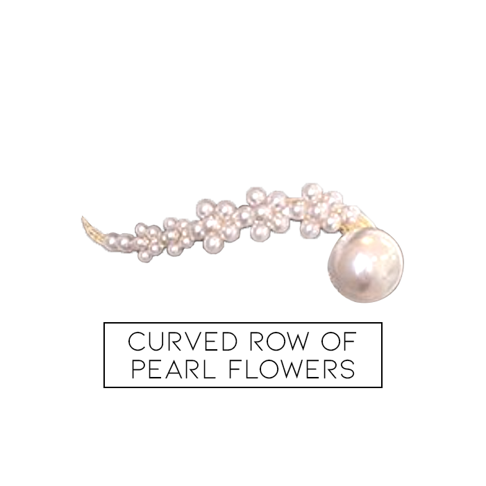 One Line Pearl Hair Clip