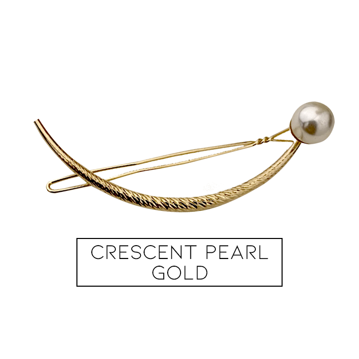 One Line Pearl Hair Clip