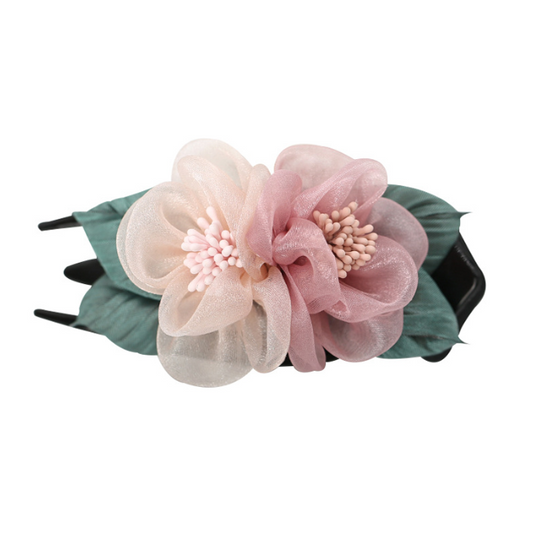 Elegante florale Haarspange 