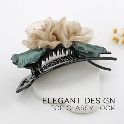 Elegante florale Haarspange 