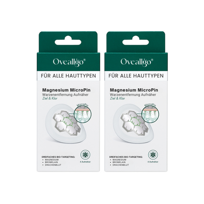 Oveallgo® Magnesium MicroPin Ziel & Klar Warzenentfernung Aufnäher