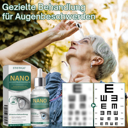 Fivfivgo® Nano Augentropfen-Serum 👩‍⚕️ Empfohlen vom Royal College of Ophthalmologists (Geeignet für Presbyopie, trockenes Auge, Glaukom und Katarakt)