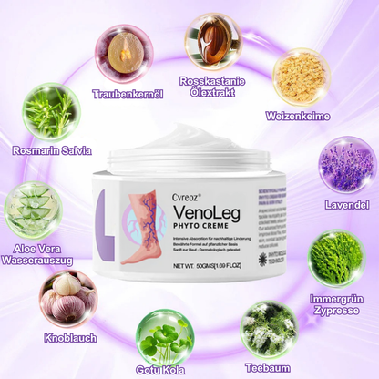 Cvreoz® VenoLeg Phyto Creme - Sichtbare Ergebnisse in nur 4 Tagen🔥