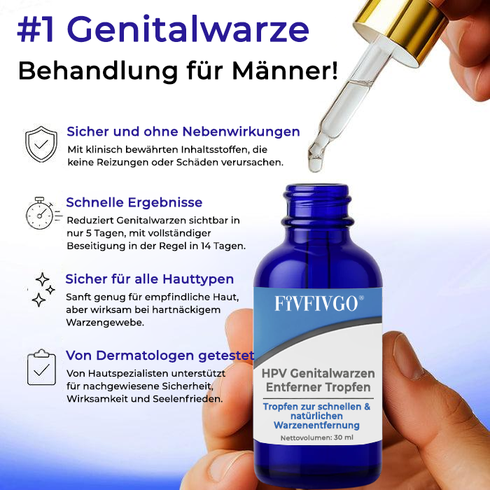 Fivfivgo® HPV Genitalwarzen Entferner Tropfen