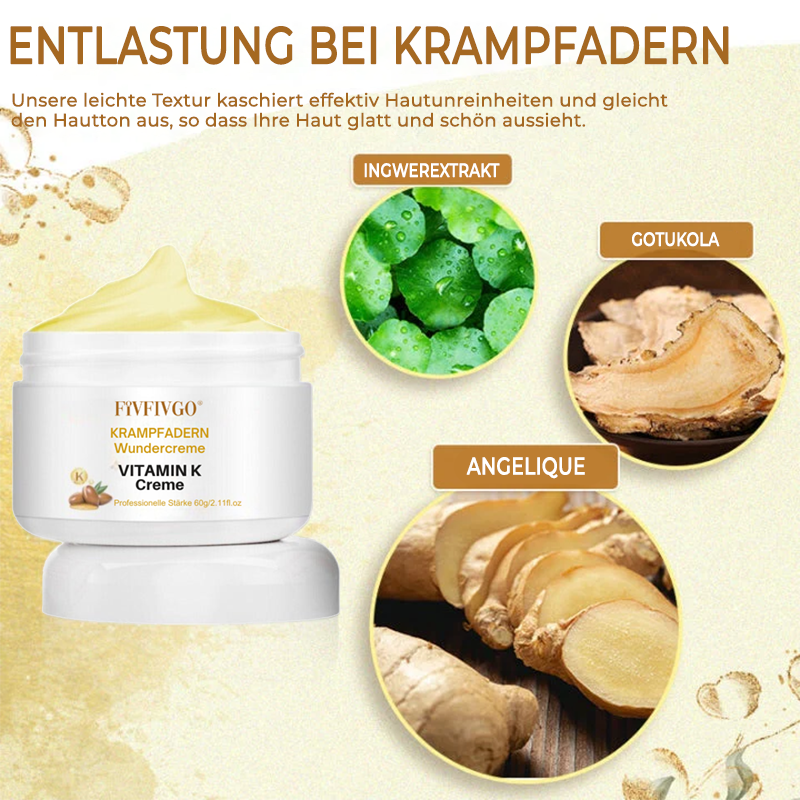 Fivfivgo™ Krampfader-Wundercreme