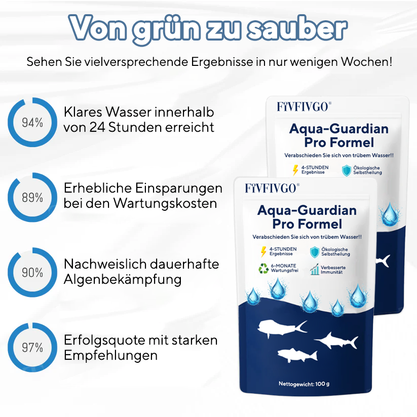 Fivfivgo® Aqua-Guardian Pro Formel 🌊 Verabschieden Sie sich von trübem Wasser!