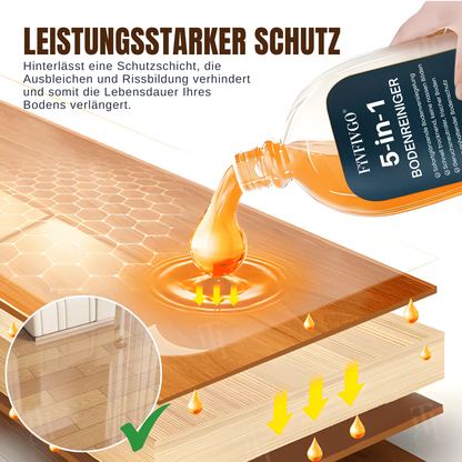 Fivfivgo® 5-in-1 Bodenreiniger | 🛡️5-Tage-Schutz | 👶🐾Sicher für Babys und Haustiere