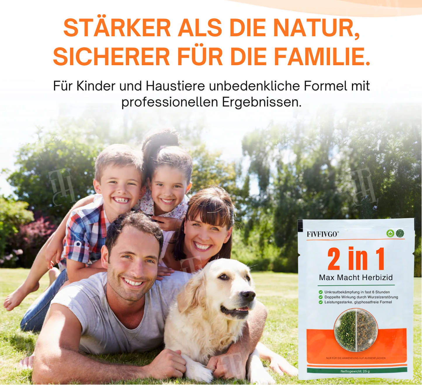 Fivfivgo® 2-in-1 Max Macht Herbizid ⚡️ Sehen Unkraut in 6 Stunden abstirbt