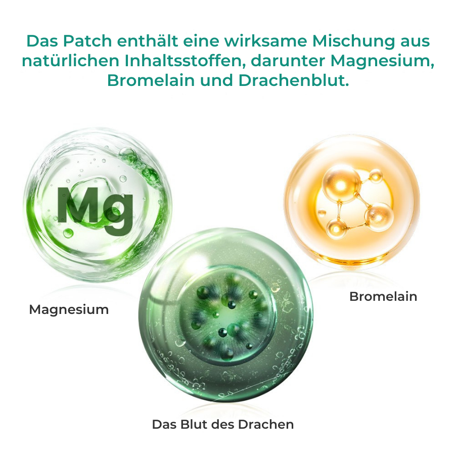 Oveallgo® Magnesium MicroPin Ziel & Klar Warzenentfernung Aufnäher