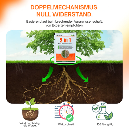 Fivfivgo® 2-in-1 Max Macht Herbizid ⚡️ Sehen Unkraut in 6 Stunden abstirbt