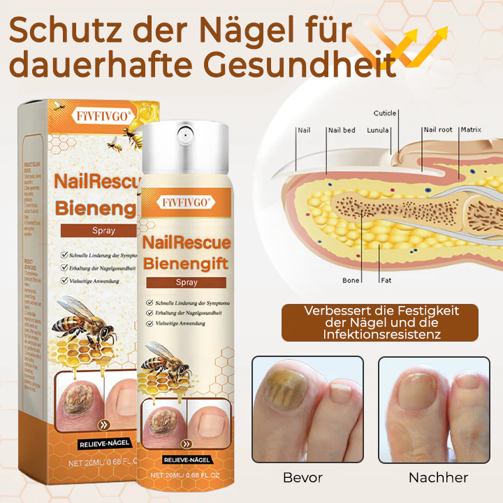 Fivfivgo® NailRescue Bienengift-Spray