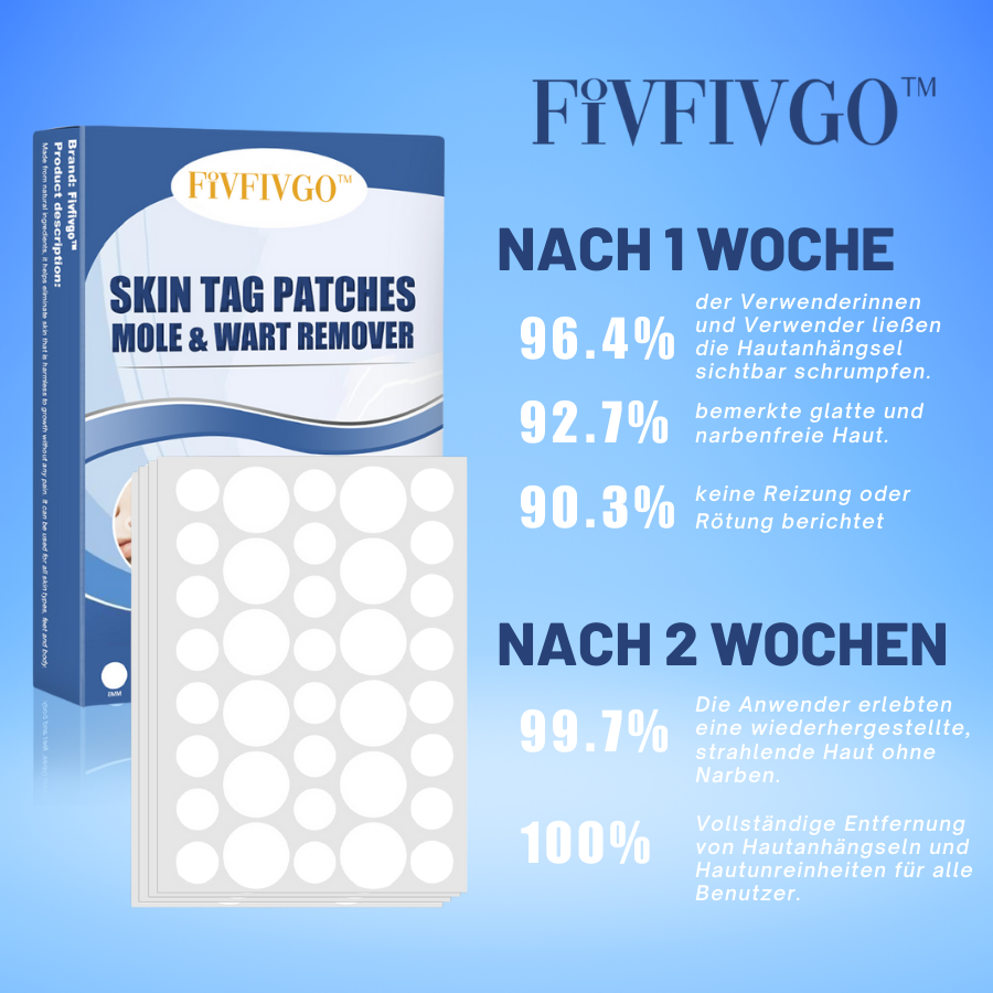 Fivfivgo™ Muttermale & Warzen entfernen Haut Tag Patch