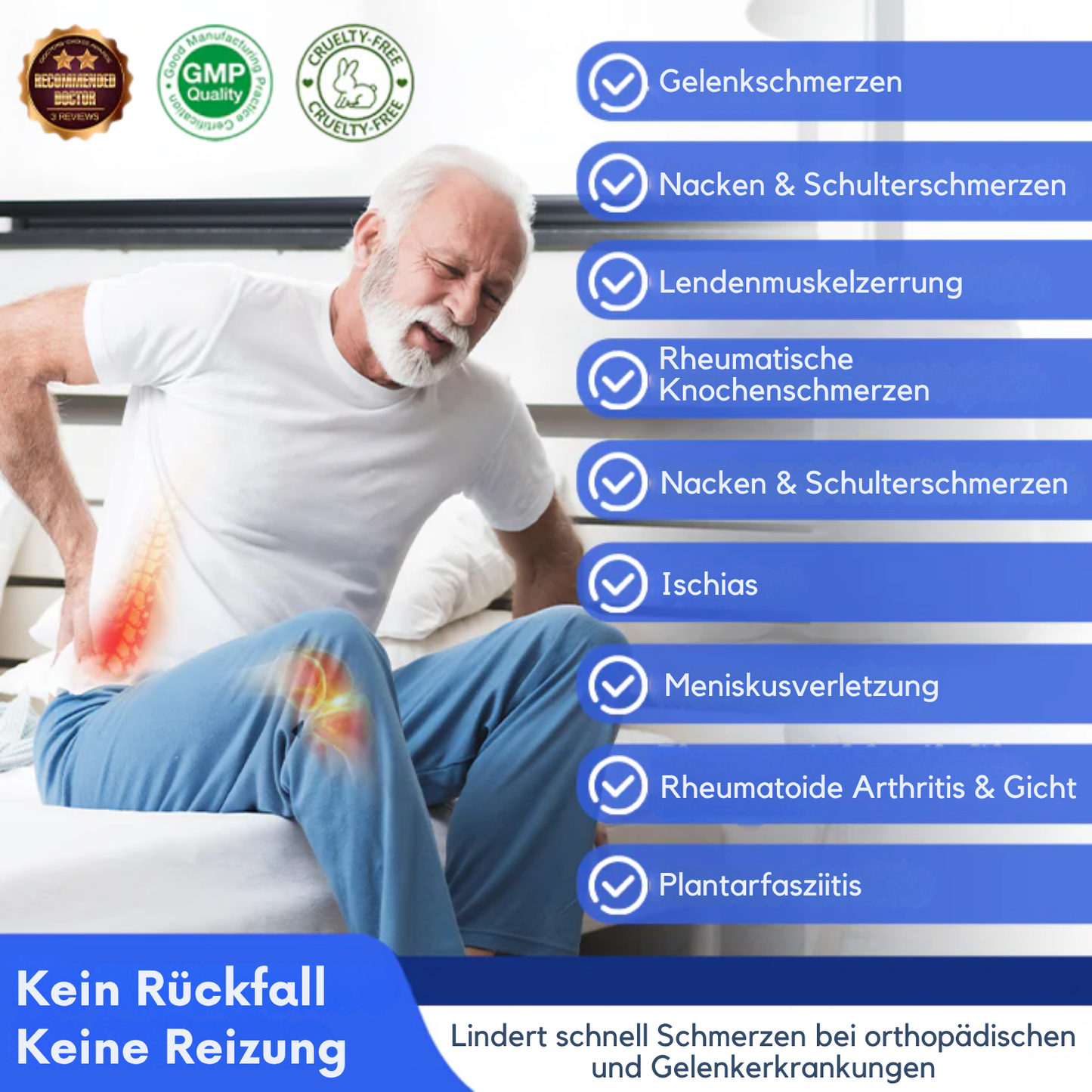 NovaRX® BPC-157 Gelenk & Knochen Reparieren Roll-On Gel