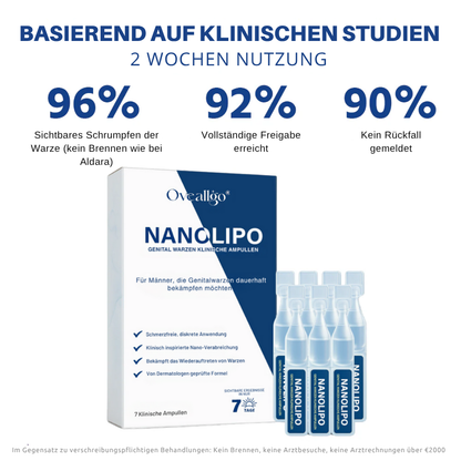 Oveallgo® Nanolipo Genital Warzen Klinische Ampullen