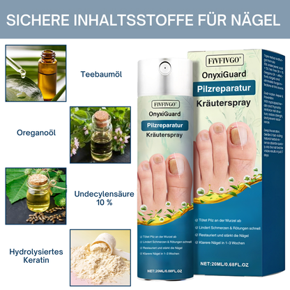 Fivfivgo® OnyxiGuard Pilzreparatur Kräuterspray PRO