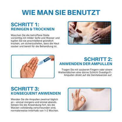 Oveallgo® Nanolipo Genital Warzen Klinische Ampullen