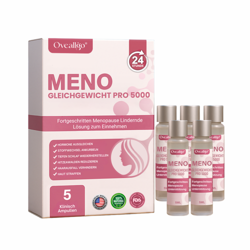 Oveallgo® MenoGleichgewicht Pro 5000 Menopause Entlastung Lösung zum Einnehmen