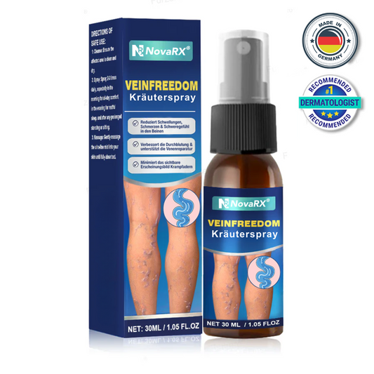 NovaRX® VeinFreedom Kräuterspray - Mikronebeltherapie