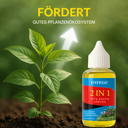 Fivfivgo® 2-in-1-Vita-Enzym 🌱 Repariert und nährt Pflanzen