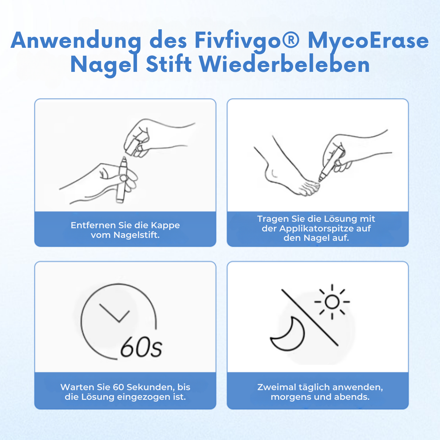 Fivfivgo® MycoErase Nagel Stift Wiederbeleben