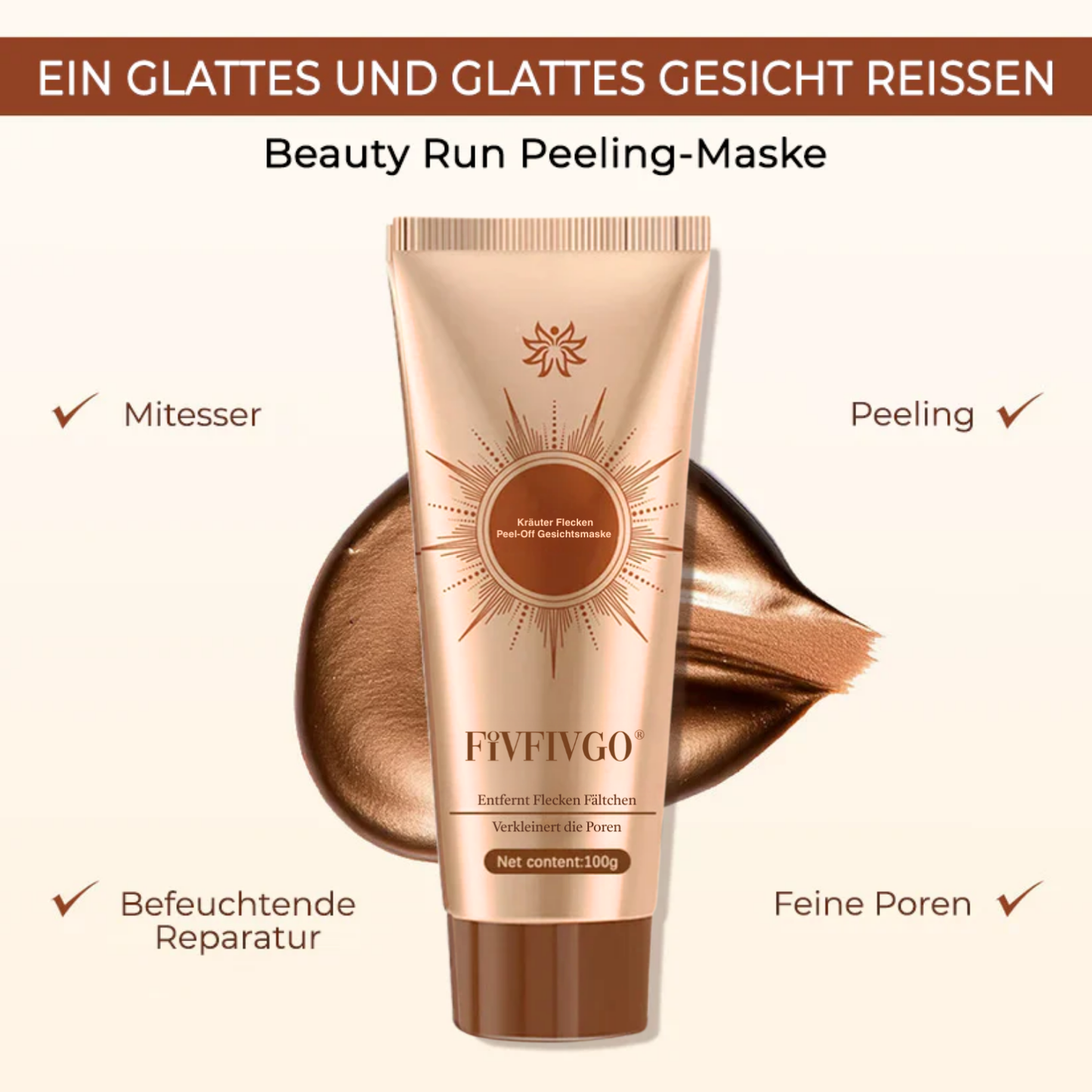Fivfivgo® Kräuter Flecken Peel-Off-Gesichtsmaske