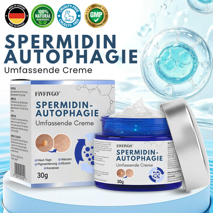 Fivfivgo® Spermidin-Autophagie-Umfassende Creme (Behandelt Hautflecken, Warzen, Ekzeme, Pigmentierung, Keratose)