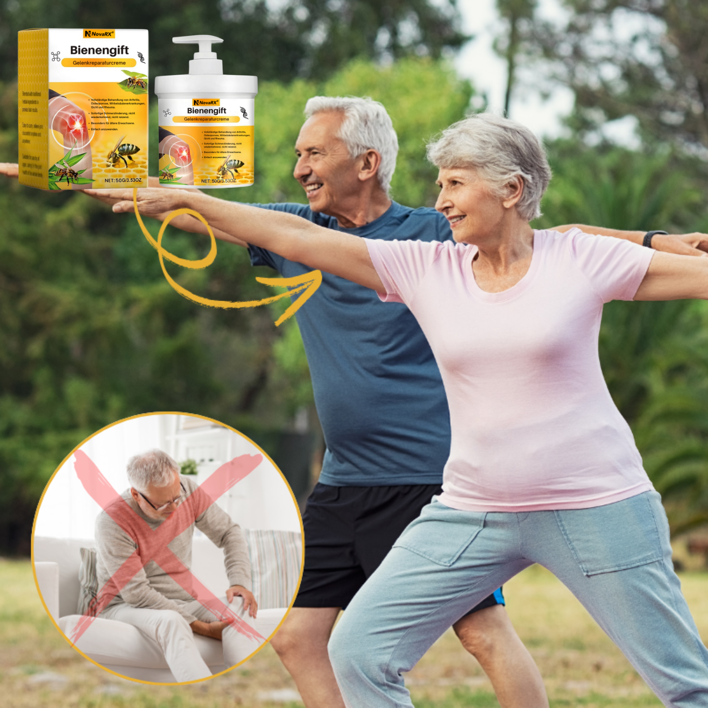 NovaRX® Bienengift-Gelenkreparaturcreme