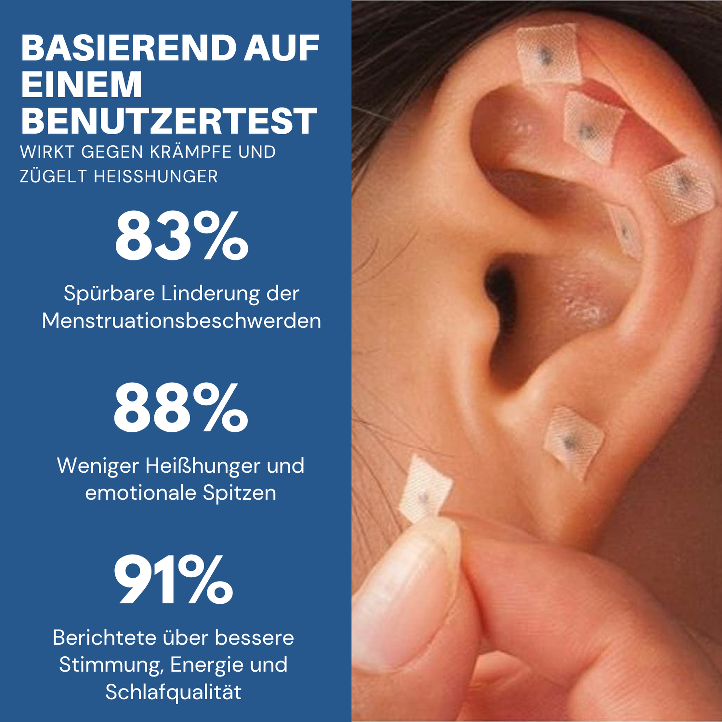 Fivfivgo® Ohrentherapie Magnetisches Akupressurpflaster