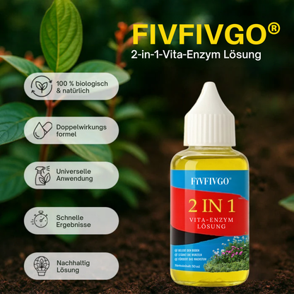 Fivfivgo® 2-in-1-Vita-Enzym 🌱 Repariert und nährt Pflanzen