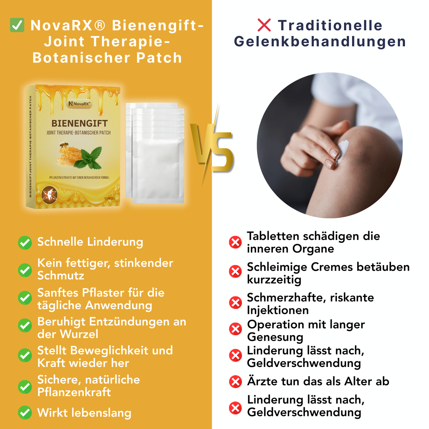 NovaRX® Bienengift-Joint Therapie-Botanischer Patch