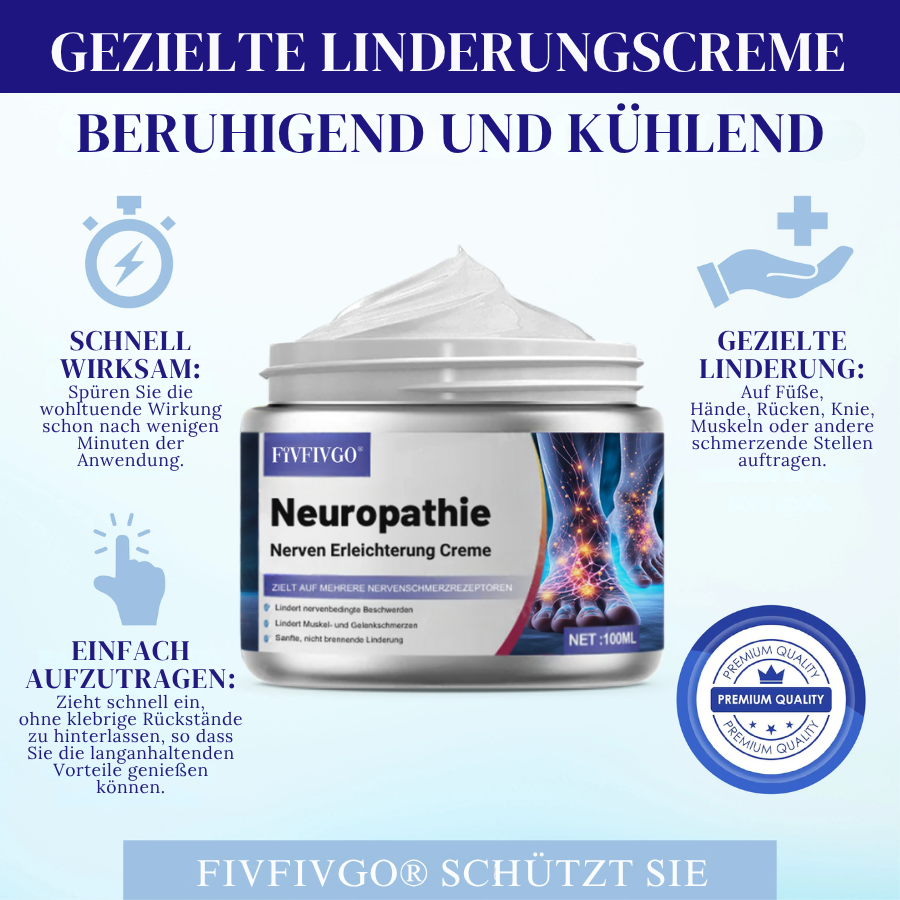 Fivfivgo® Neuropathie Nerven Erleichterung Creme