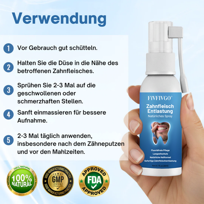Fivfivgo® ZahnfleischEntlastung Natürliches Spray