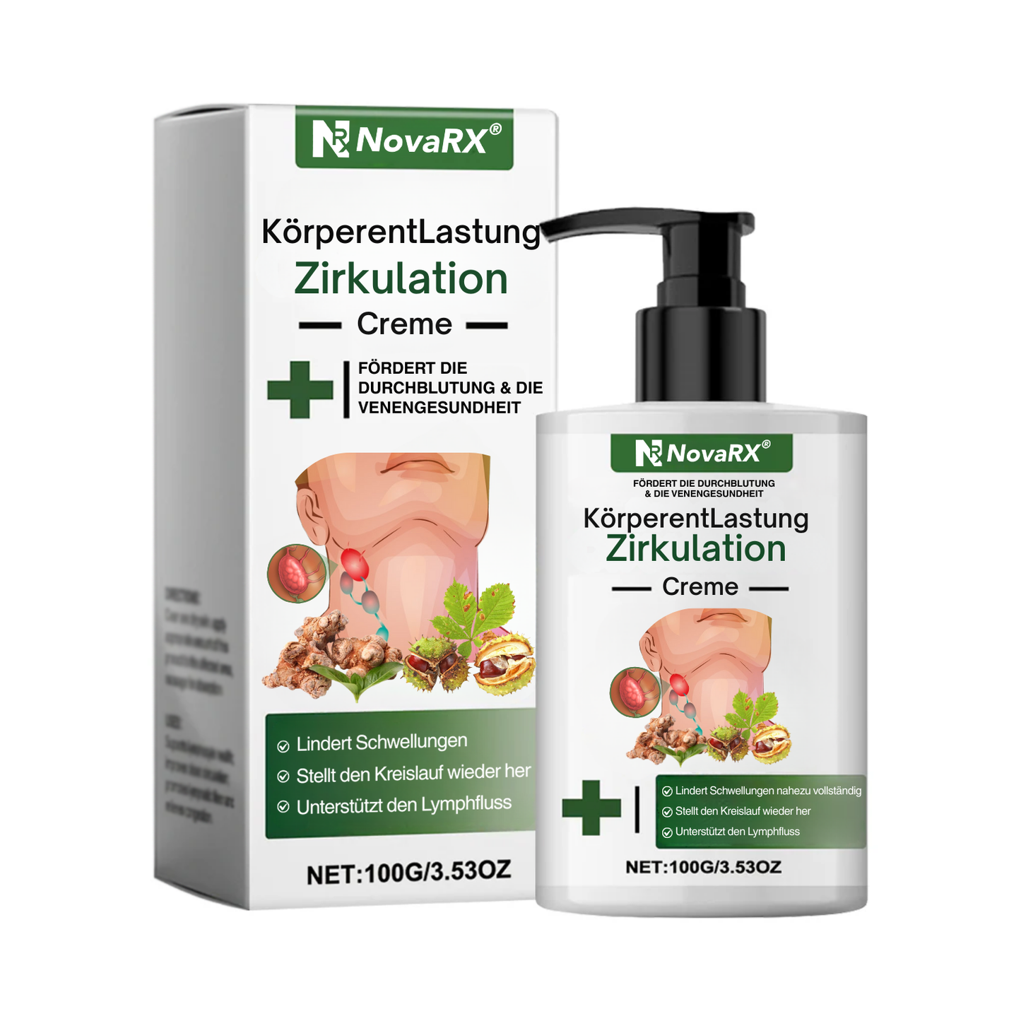 NovaRX® KörperentLastung Zirkulation Creme