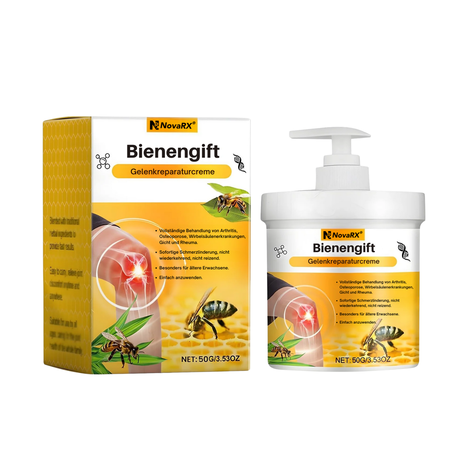 NovaRX® Bienengift-Gelenkreparaturcreme
