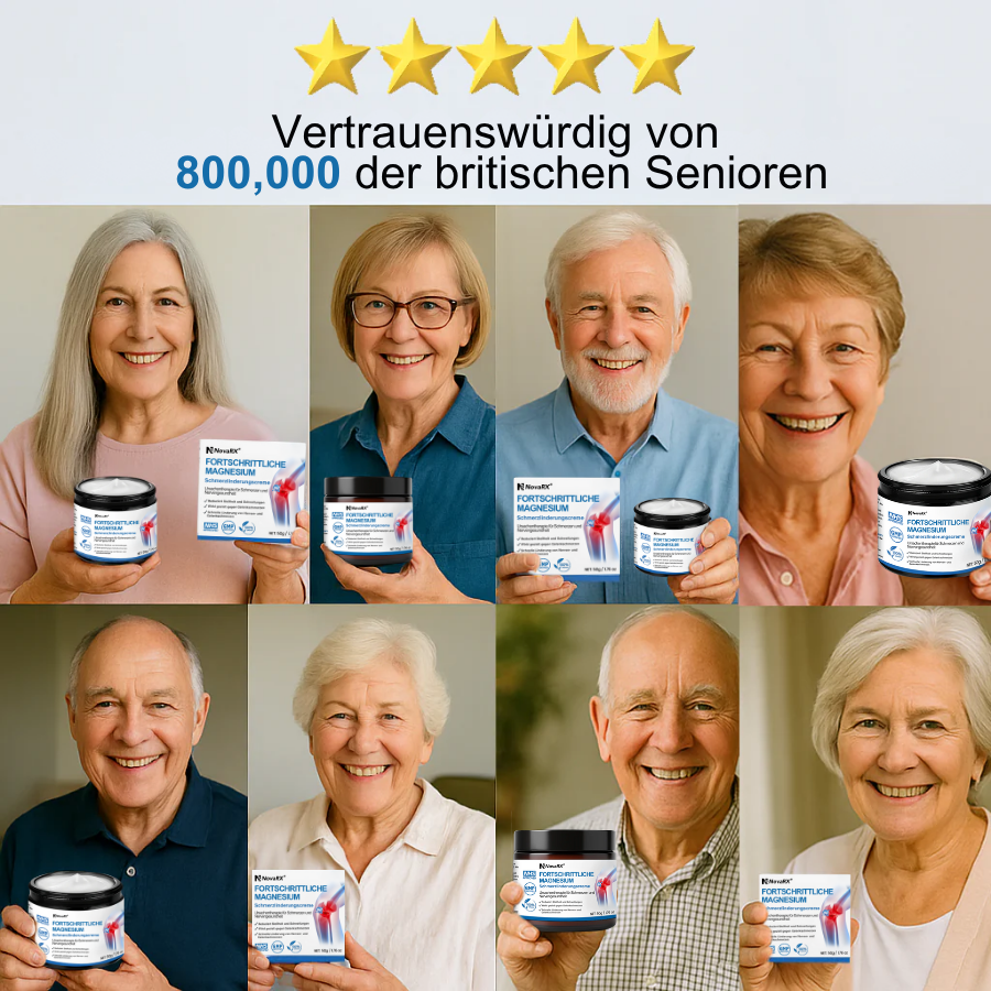NovaRX® Fortschrittliche Magnesium-Schmerzlinderungscreme