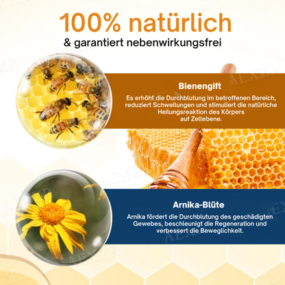 NovaRX® NanoDiffusion Aktives Bienengift Gelenkpflaster 🐝🦵Linderung von Schulter-, Nacken-, Rücken- und Knieschmerzen in 10 Minuten!