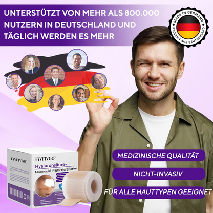 Fivfivgo® Hyaluronsäure-Mikronadel-Reparaturpflaster
