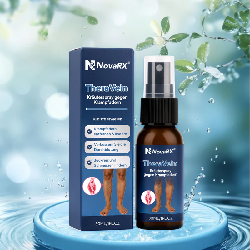 NovaRX® TheraVein Kräuterspray gegen Krampfadern
