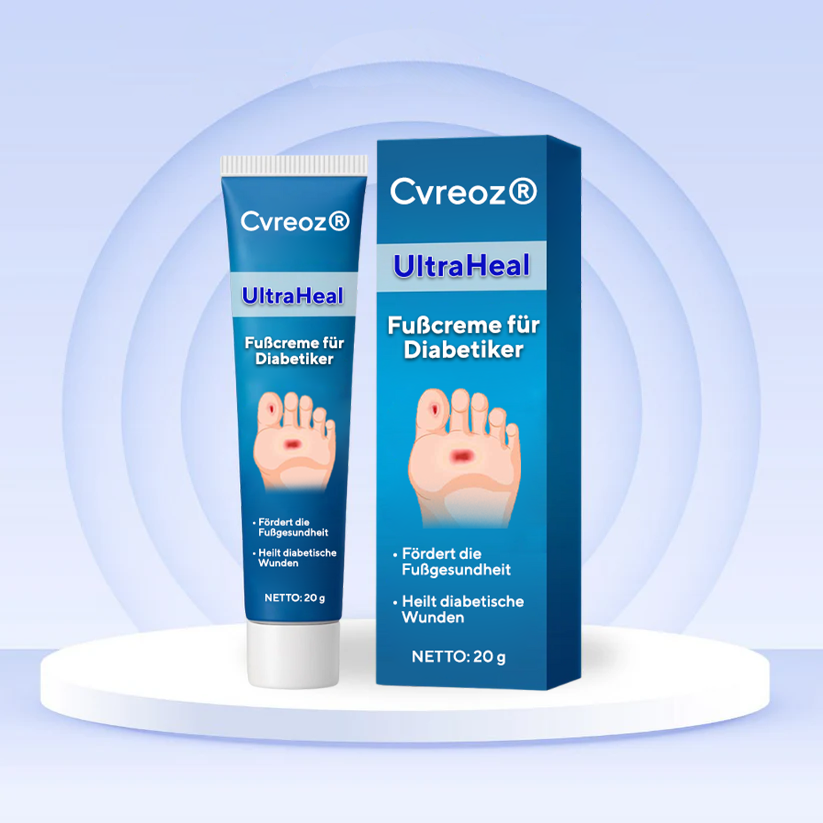 Cvreoz® UltraHeal Fußcreme für Diabetiker