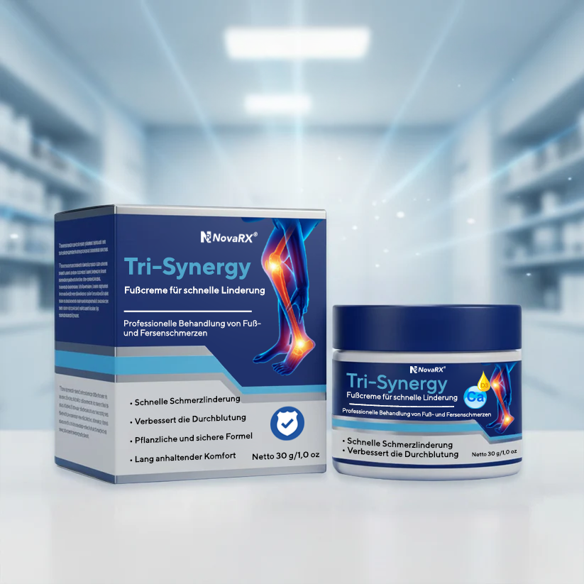 NovaRX® Tri-Synergy Fußcreme für schnelle Linderung