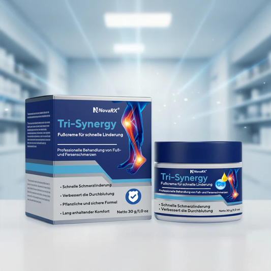 NovaRX® Tri-Synergy Fußcreme für schnelle Linderung