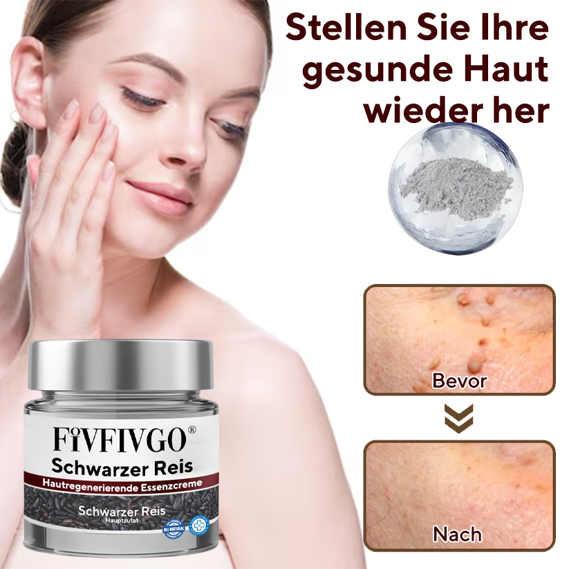 Fivfivgo® Schwarzer Reis Hautregenerierende Essenzcreme