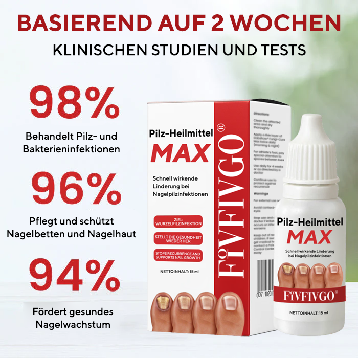Fivfivgo® Pilz-Heilmittel Max – Schnell wirkende Linderung bei Nagelpilzinfektionen