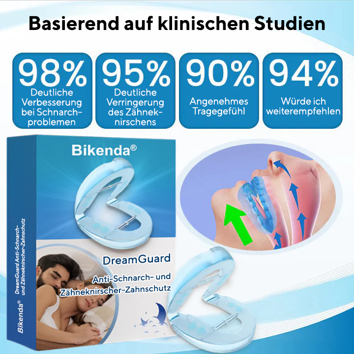 Bikenda® DreamGuard   Anti-Schnarch- und  Zähneknirscher-Zahnschutz