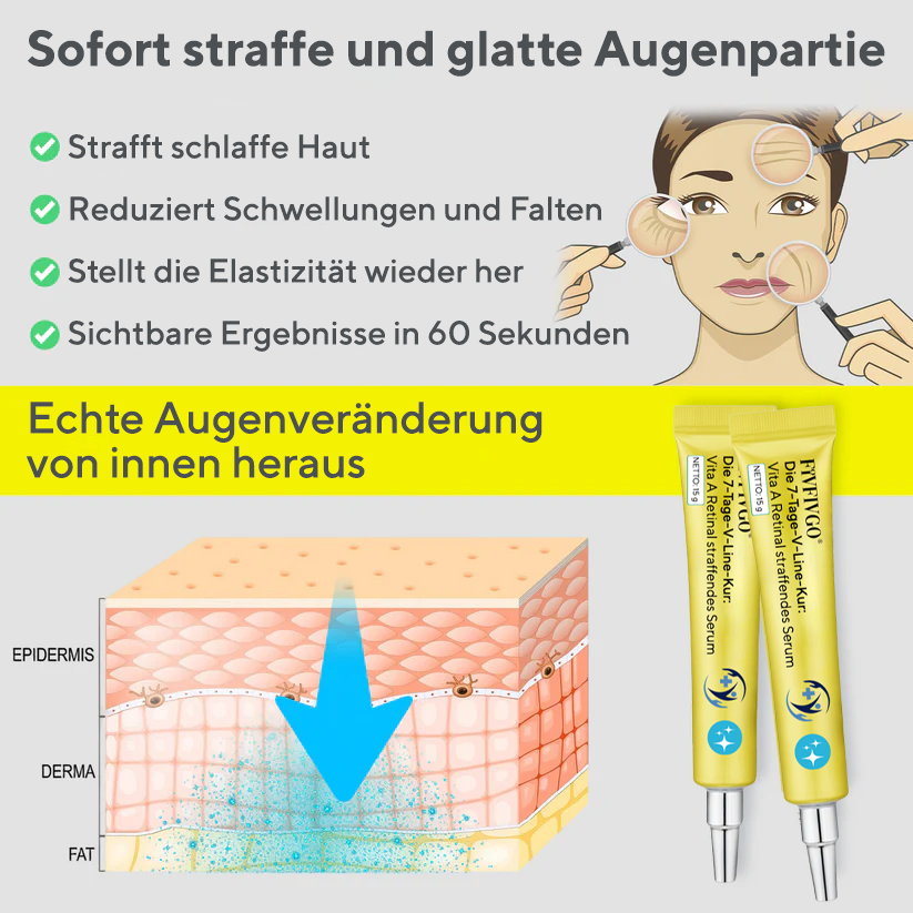 Fivfivgo® Die 7-Tage-V-Line-Kur: Vita A Retinal straffendes Serum