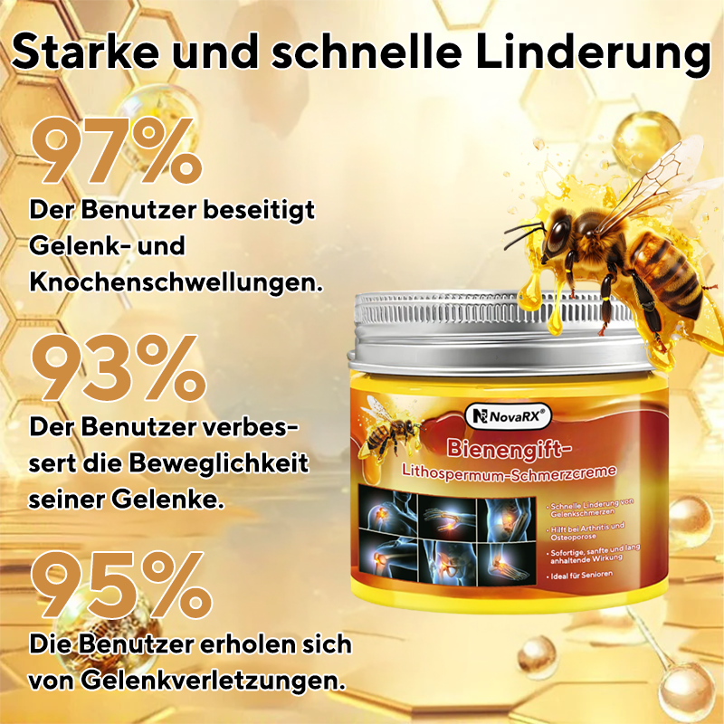 NovaRX® Bienengift-Lithospermum-Schmerzcreme